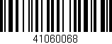 Código de barras (EAN, GTIN, SKU, ISBN): '41060068'