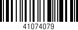 Código de barras (EAN, GTIN, SKU, ISBN): '41074079'