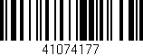 Código de barras (EAN, GTIN, SKU, ISBN): '41074177'