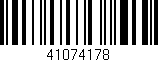 Código de barras (EAN, GTIN, SKU, ISBN): '41074178'