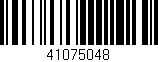Código de barras (EAN, GTIN, SKU, ISBN): '41075048'