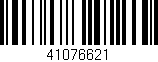 Código de barras (EAN, GTIN, SKU, ISBN): '41076621'