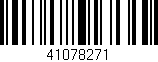 Código de barras (EAN, GTIN, SKU, ISBN): '41078271'