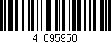 Código de barras (EAN, GTIN, SKU, ISBN): '41095950'