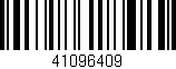 Código de barras (EAN, GTIN, SKU, ISBN): '41096409'