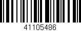 Código de barras (EAN, GTIN, SKU, ISBN): '41105486'