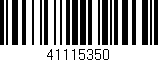 Código de barras (EAN, GTIN, SKU, ISBN): '41115350'