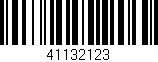 Código de barras (EAN, GTIN, SKU, ISBN): '41132123'