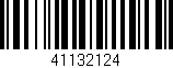 Código de barras (EAN, GTIN, SKU, ISBN): '41132124'