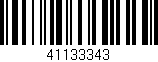 Código de barras (EAN, GTIN, SKU, ISBN): '41133343'