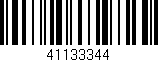 Código de barras (EAN, GTIN, SKU, ISBN): '41133344'