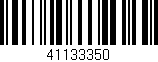 Código de barras (EAN, GTIN, SKU, ISBN): '41133350'