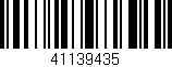 Código de barras (EAN, GTIN, SKU, ISBN): '41139435'