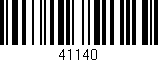 Código de barras (EAN, GTIN, SKU, ISBN): '41140'