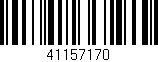 Código de barras (EAN, GTIN, SKU, ISBN): '41157170'