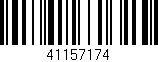 Código de barras (EAN, GTIN, SKU, ISBN): '41157174'