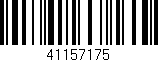 Código de barras (EAN, GTIN, SKU, ISBN): '41157175'