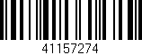 Código de barras (EAN, GTIN, SKU, ISBN): '41157274'