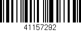 Código de barras (EAN, GTIN, SKU, ISBN): '41157292'