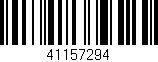 Código de barras (EAN, GTIN, SKU, ISBN): '41157294'