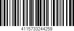 Código de barras (EAN, GTIN, SKU, ISBN): '4115733244259'
