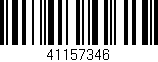 Código de barras (EAN, GTIN, SKU, ISBN): '41157346'