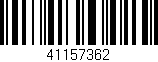 Código de barras (EAN, GTIN, SKU, ISBN): '41157362'