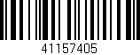 Código de barras (EAN, GTIN, SKU, ISBN): '41157405'