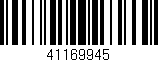 Código de barras (EAN, GTIN, SKU, ISBN): '41169945'