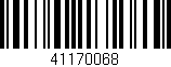 Código de barras (EAN, GTIN, SKU, ISBN): '41170068'
