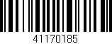 Código de barras (EAN, GTIN, SKU, ISBN): '41170185'