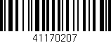 Código de barras (EAN, GTIN, SKU, ISBN): '41170207'