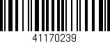 Código de barras (EAN, GTIN, SKU, ISBN): '41170239'