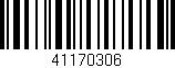 Código de barras (EAN, GTIN, SKU, ISBN): '41170306'