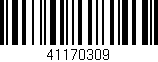 Código de barras (EAN, GTIN, SKU, ISBN): '41170309'