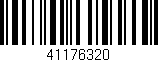 Código de barras (EAN, GTIN, SKU, ISBN): '41176320'