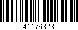 Código de barras (EAN, GTIN, SKU, ISBN): '41176323'