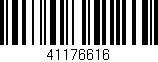 Código de barras (EAN, GTIN, SKU, ISBN): '41176616'