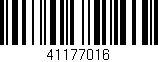 Código de barras (EAN, GTIN, SKU, ISBN): '41177016'