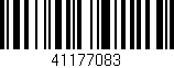 Código de barras (EAN, GTIN, SKU, ISBN): '41177083'