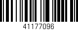 Código de barras (EAN, GTIN, SKU, ISBN): '41177096'