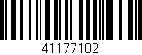 Código de barras (EAN, GTIN, SKU, ISBN): '41177102'