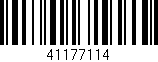 Código de barras (EAN, GTIN, SKU, ISBN): '41177114'