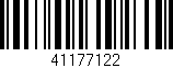 Código de barras (EAN, GTIN, SKU, ISBN): '41177122'