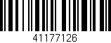 Código de barras (EAN, GTIN, SKU, ISBN): '41177126'