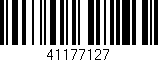 Código de barras (EAN, GTIN, SKU, ISBN): '41177127'