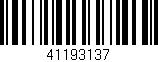 Código de barras (EAN, GTIN, SKU, ISBN): '41193137'