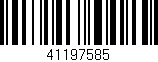 Código de barras (EAN, GTIN, SKU, ISBN): '41197585'