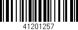 Código de barras (EAN, GTIN, SKU, ISBN): '41201257'