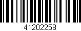 Código de barras (EAN, GTIN, SKU, ISBN): '41202258'